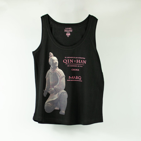 Camiseta Tirantes Negra Guerreros de Tarracota