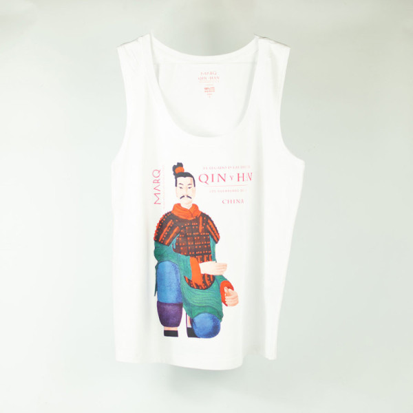 Camiseta Tirantes Blanca Guerreros de Tarracota