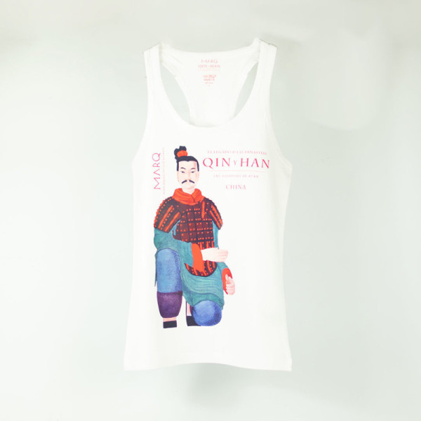 Camiseta Tirantes Blanca Nadadora Guerreros de Tarracota