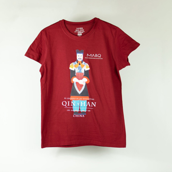 Camiseta Adulto Granate Unisex Guerreros de Terracota