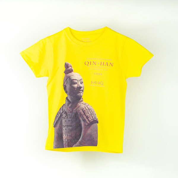Camiseta Infantil Amarilla Unisex Guerreros de Terracota